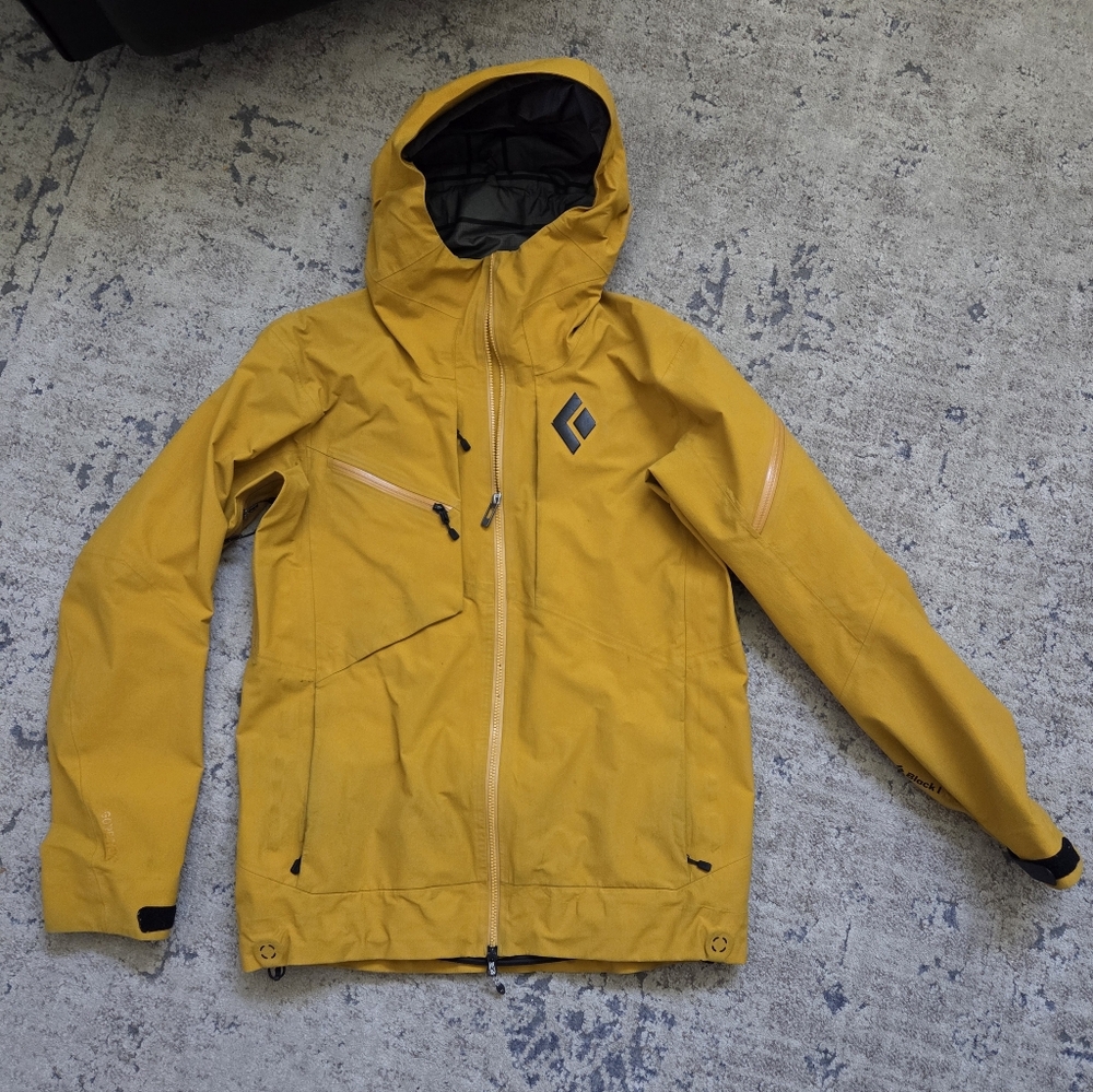 Yellow Hooded Jacket